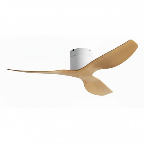 Louna -Ventilateur de plafond 132cm - Pales bois & LED intégrée